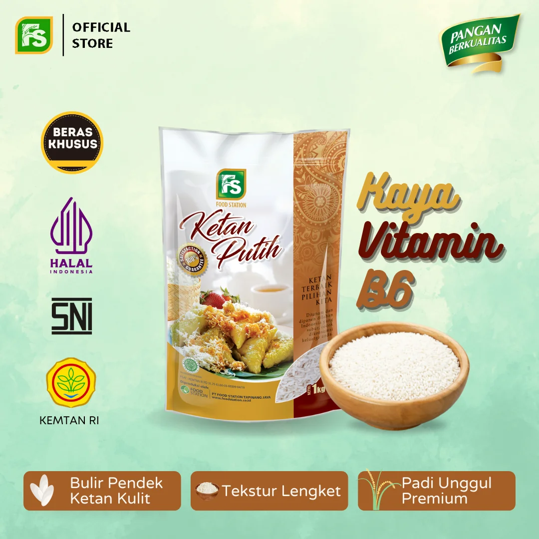 Beras Ketan Putih 1kg